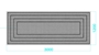 Đèn chùm pha lê thả thông minh PL024 gồm 5 tầng thanh tam giác trắng , hạt pha lê D40  mắt COB dimer 3 màu có điều khiển xa, mâm inox gương trắng hình chữ nhật, KT(mm): 3000 x 1200 x 4300